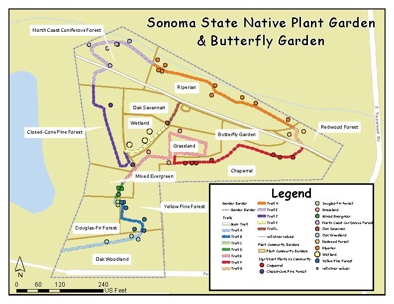Native Plant & Butterfly Garden map