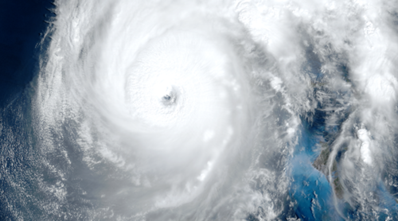 Satellite View of Hurricane