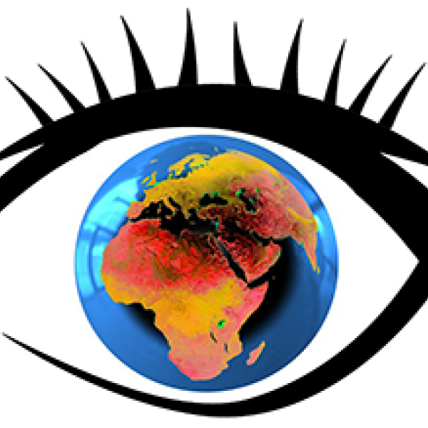 Eye with globe as pupil