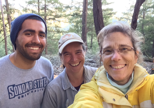 Dr. Goman and Dr. Luke with Student in Galbreath