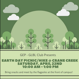 Earthday hike announcment