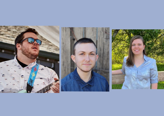 Three students portraits